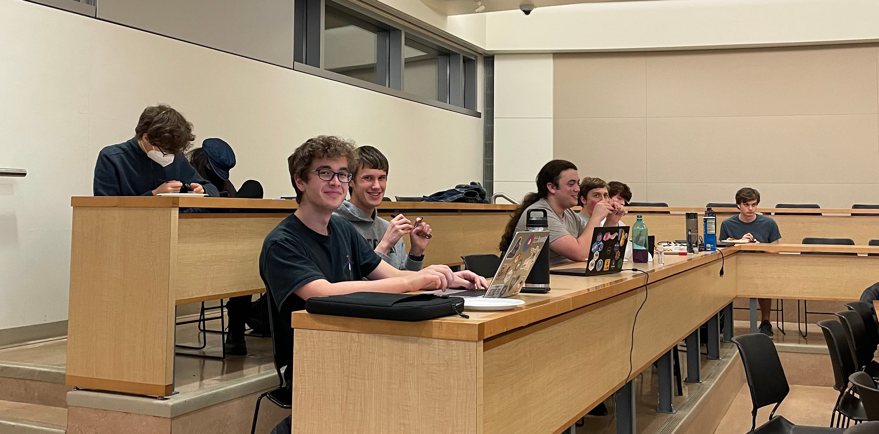 Photo of OSUSEC students picking some locks.